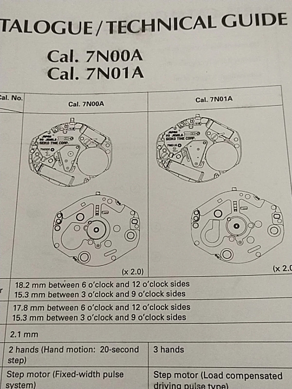 NOS Seiko circuit cal / 7N00A/7N01A Part . 4000 812