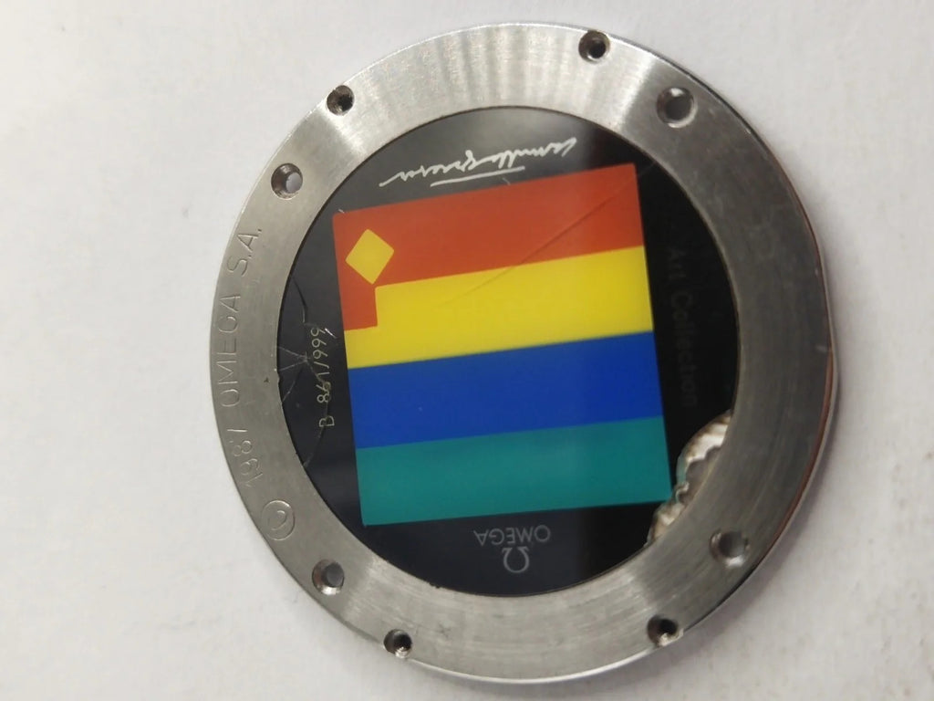 Original back cover Omega Art Collection Limited Edition /196 0 430/596 0 430/us