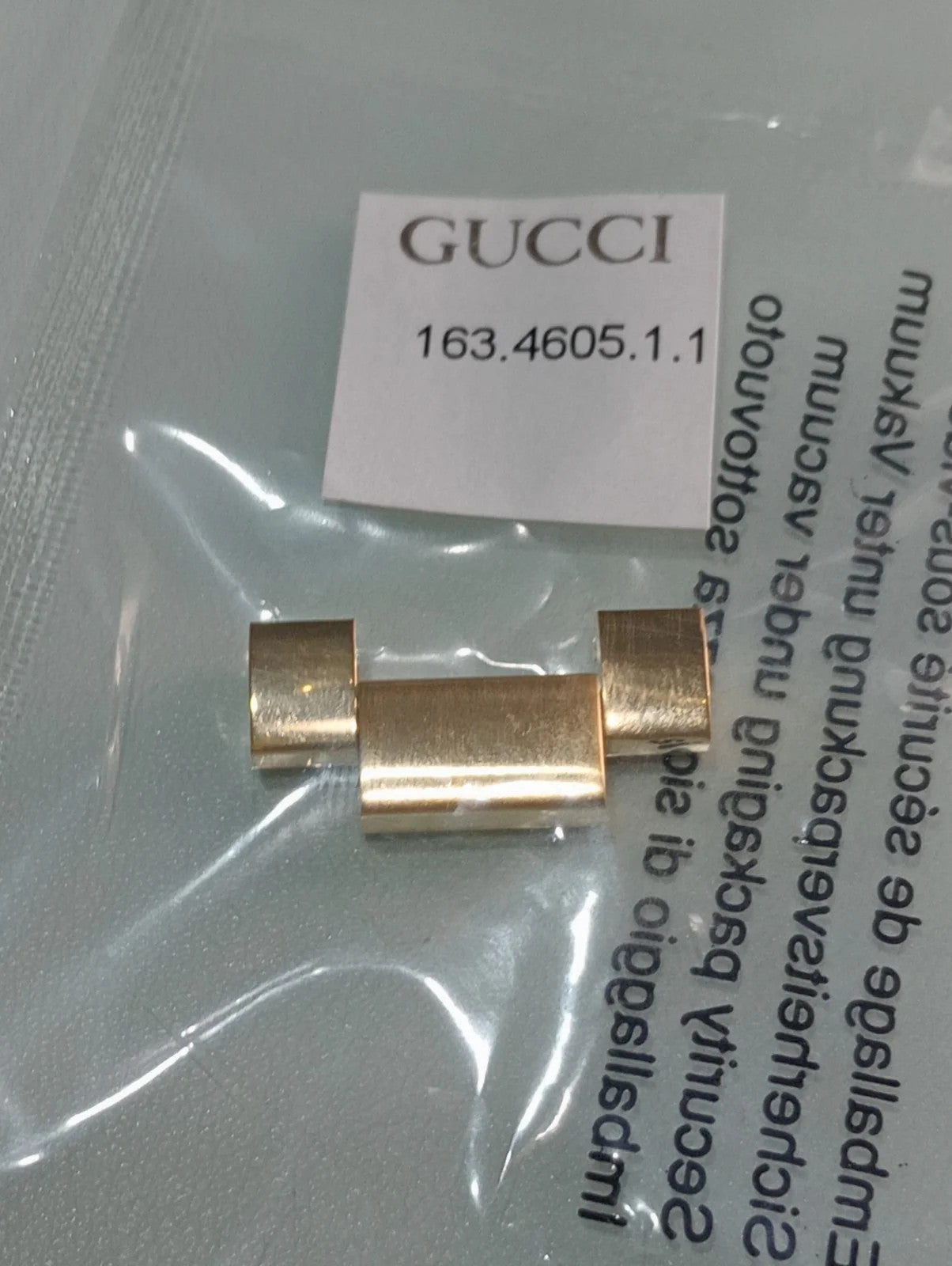 GUCCI Original / Link golden color / Part No. 163.4605.1.1 / 22m.m