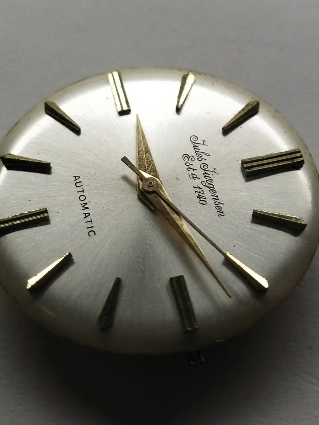 Automatic movement 47034 with dial and hands, used, complete working condition