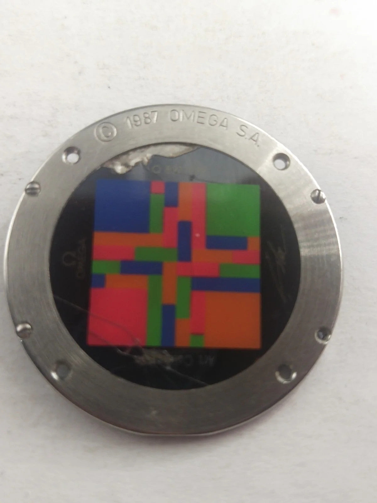 Original back cover Omega Art Collection Limited Edition /196 0 430/596 0 430/us