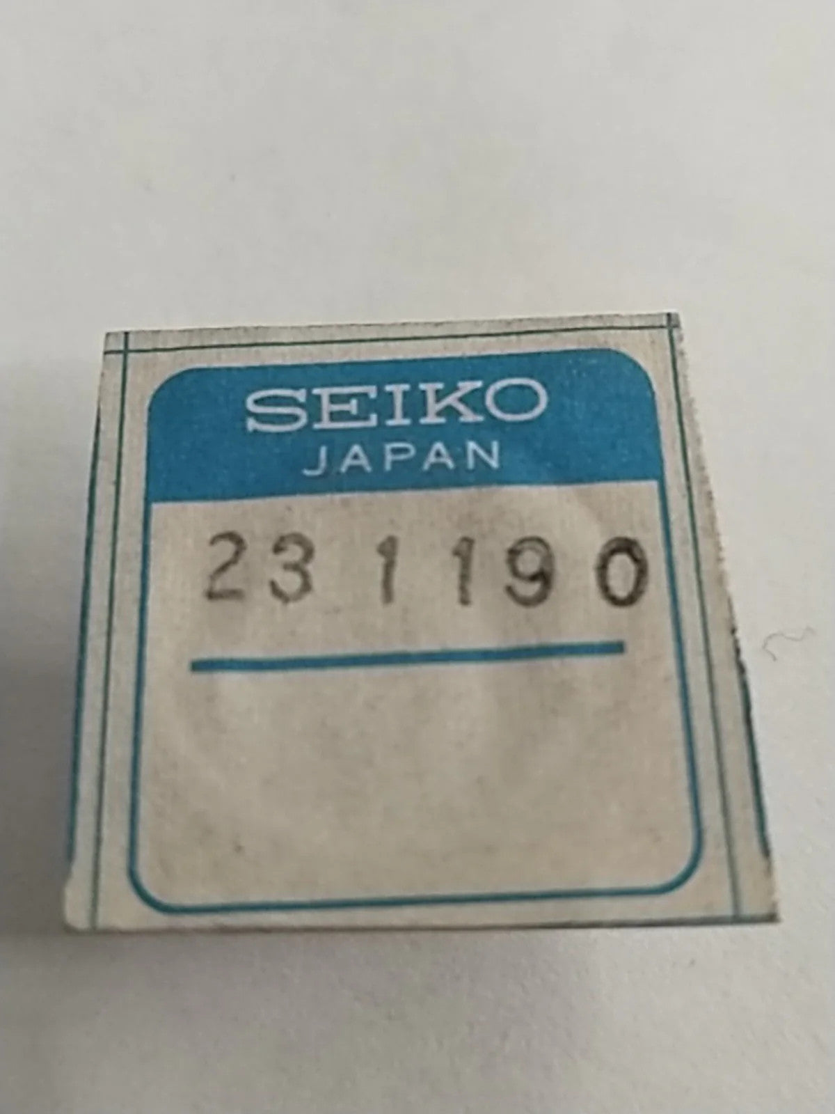 NOS Seiko Parts 231 190