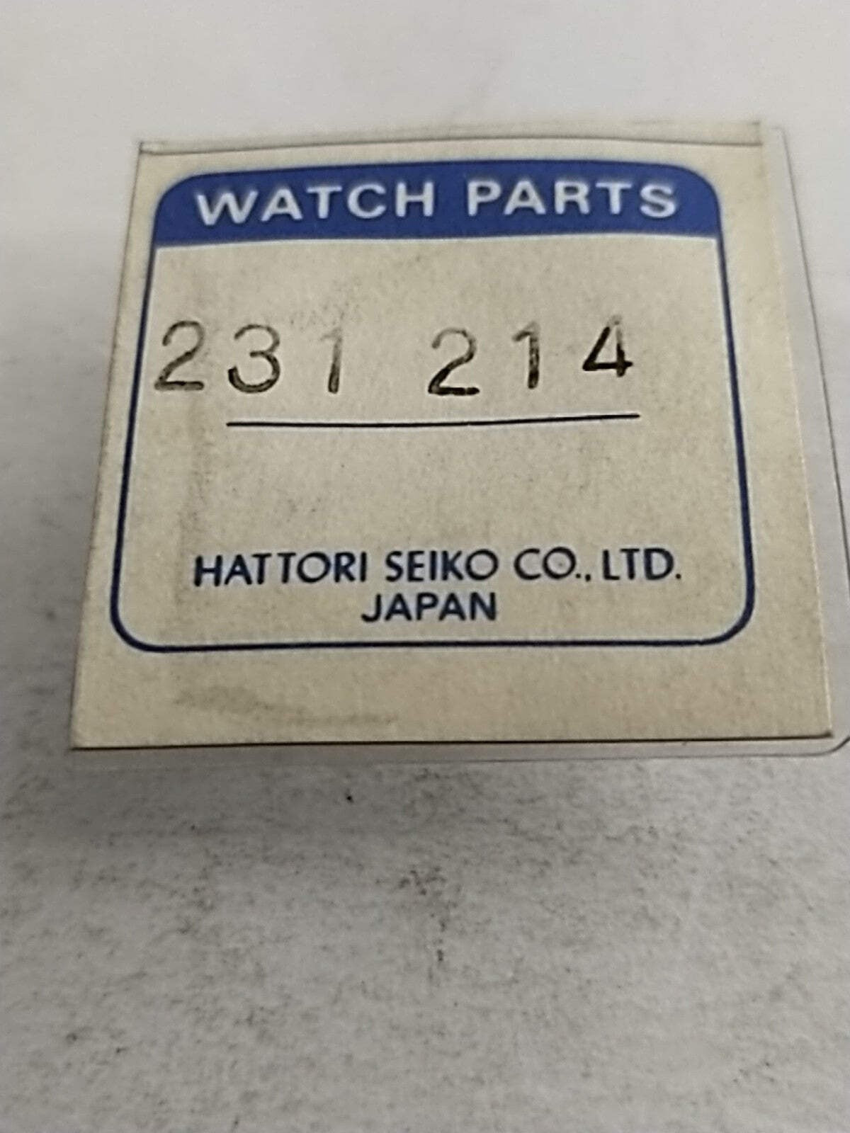 NOS Seiko Parts 231 214