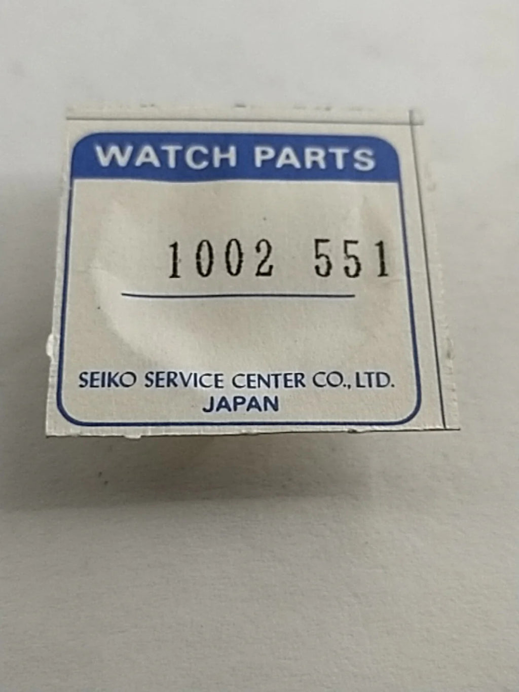 ORIGINAL SEIKO Kinetic Part 1002 551 For Whell Genereteng Rotor.