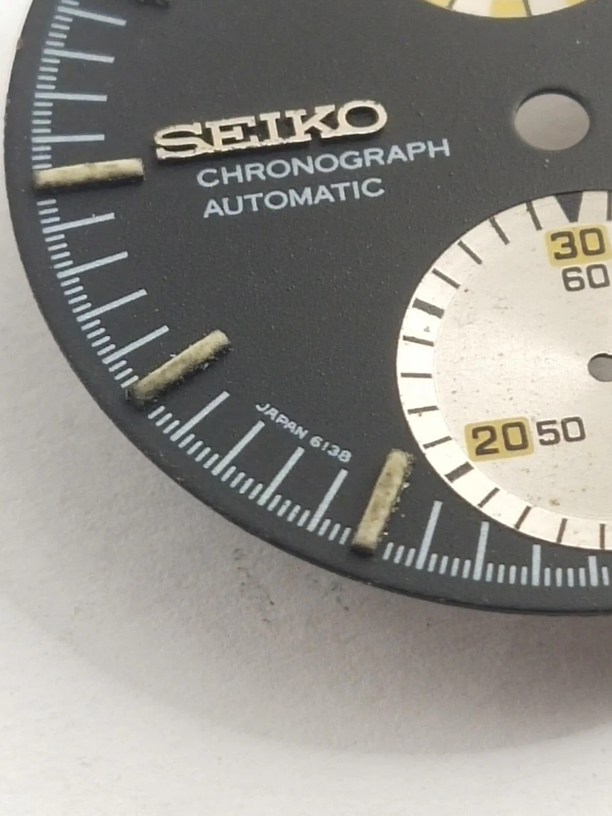Original Seiko Dial Cal/ 6138 -0020T/With hands /used /