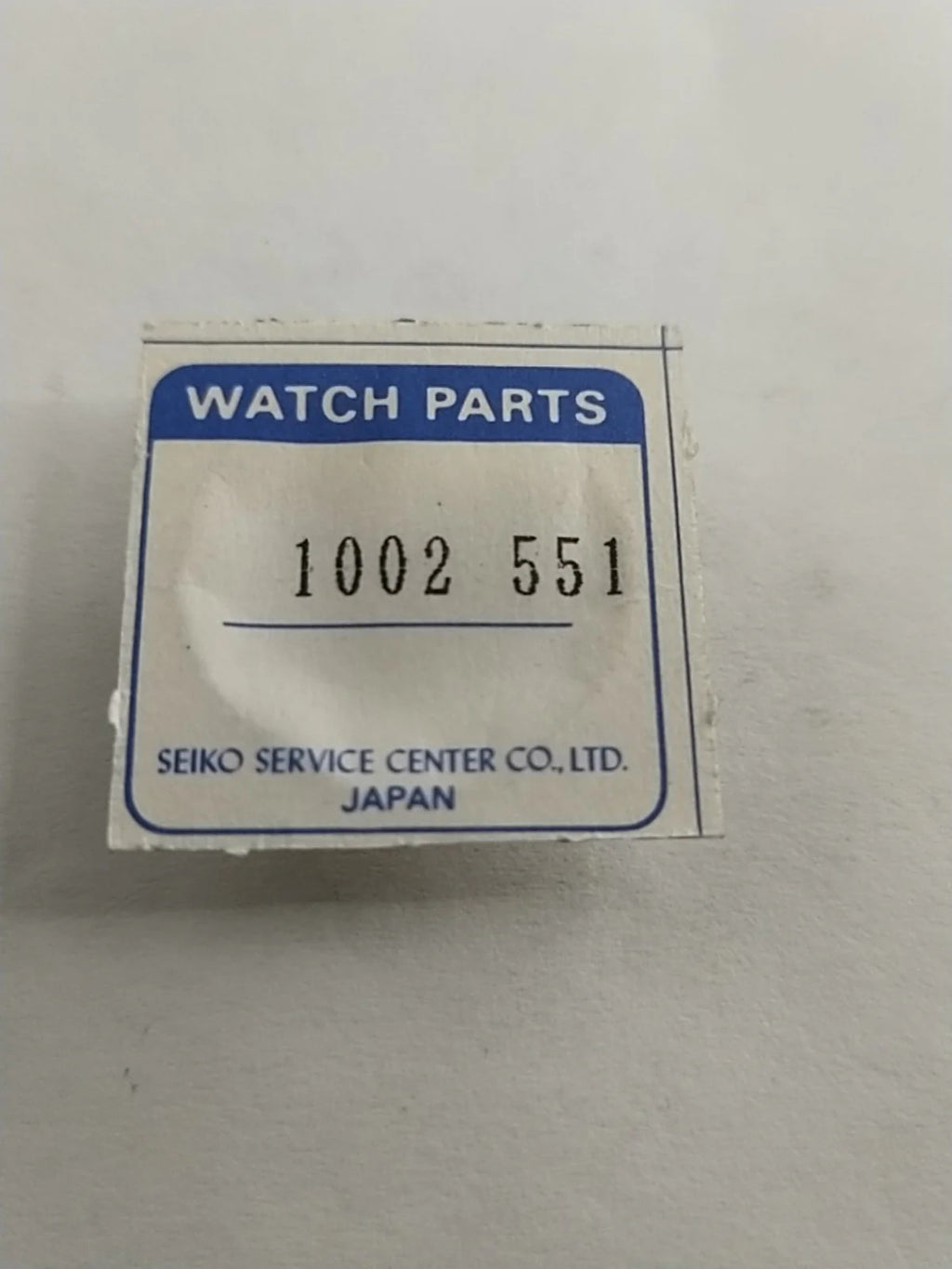 ORIGINAL SEIKO Kinetic Part 1002 551 For Whell Genereteng Rotor.