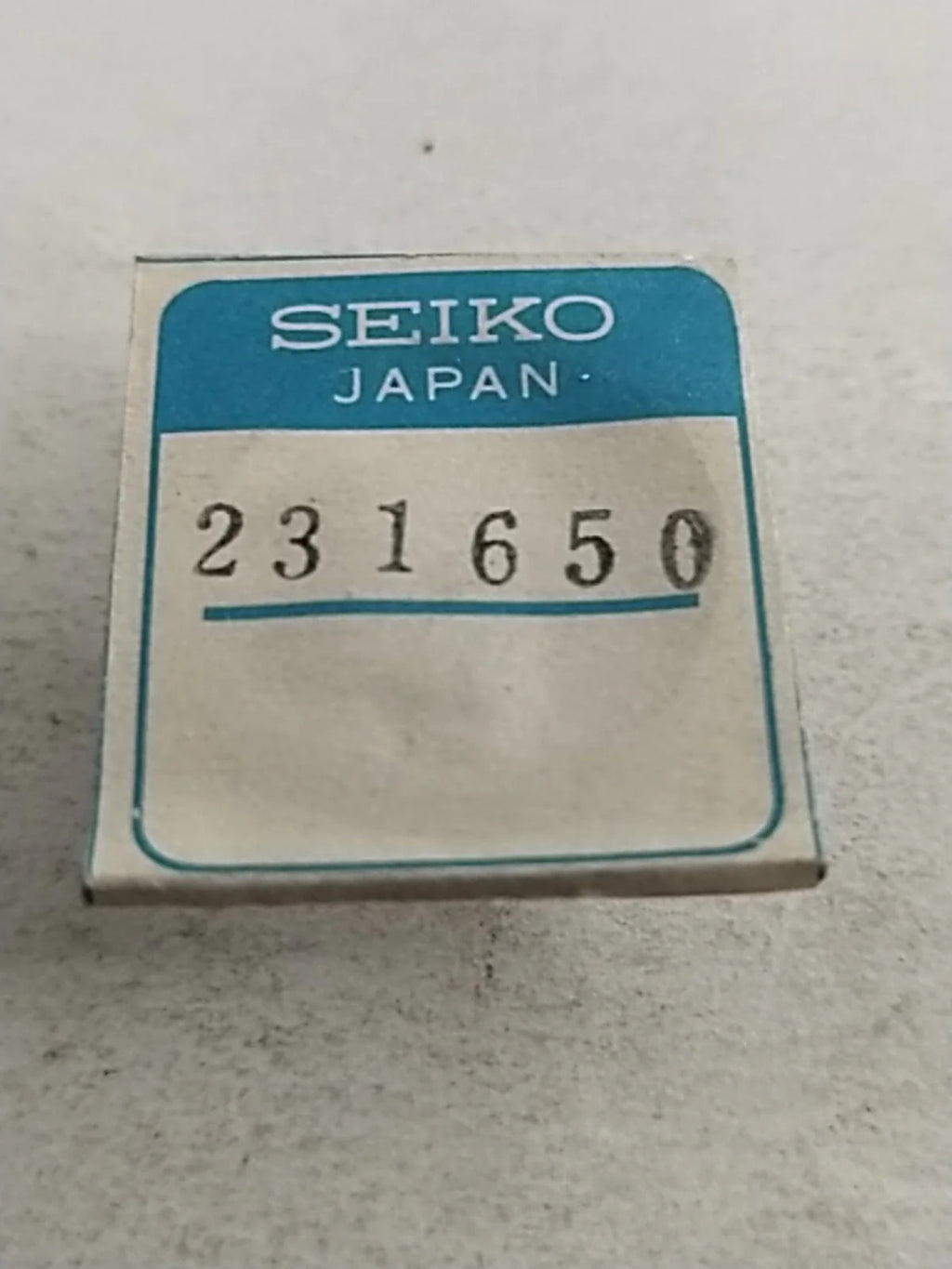 NOS Seiko Parts 231 650