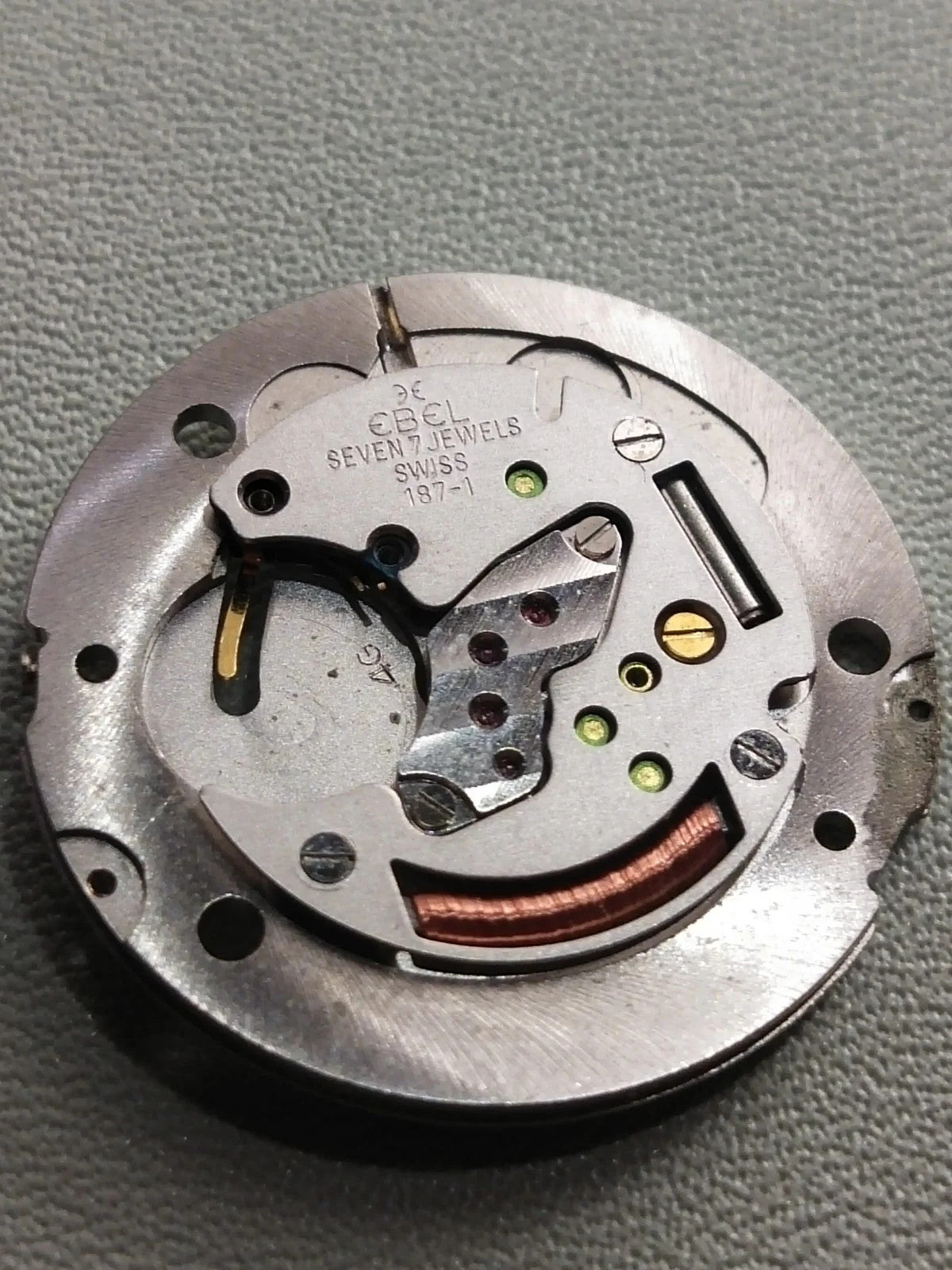 Cartier Ebel 187-1 half movement working/used