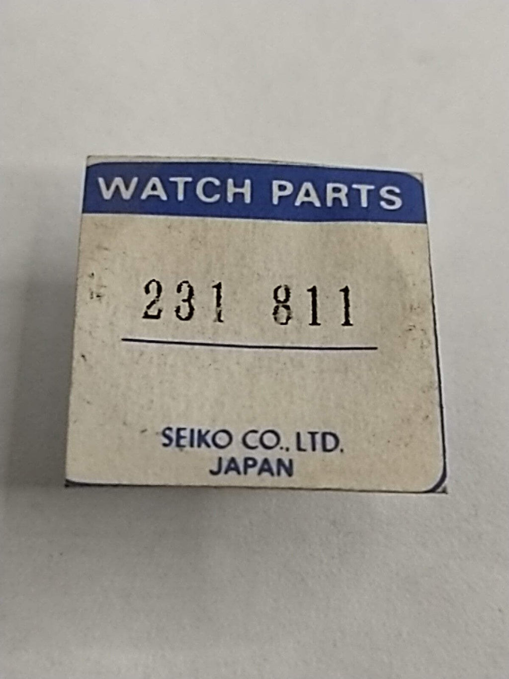 NOS Seiko Parts 231 811