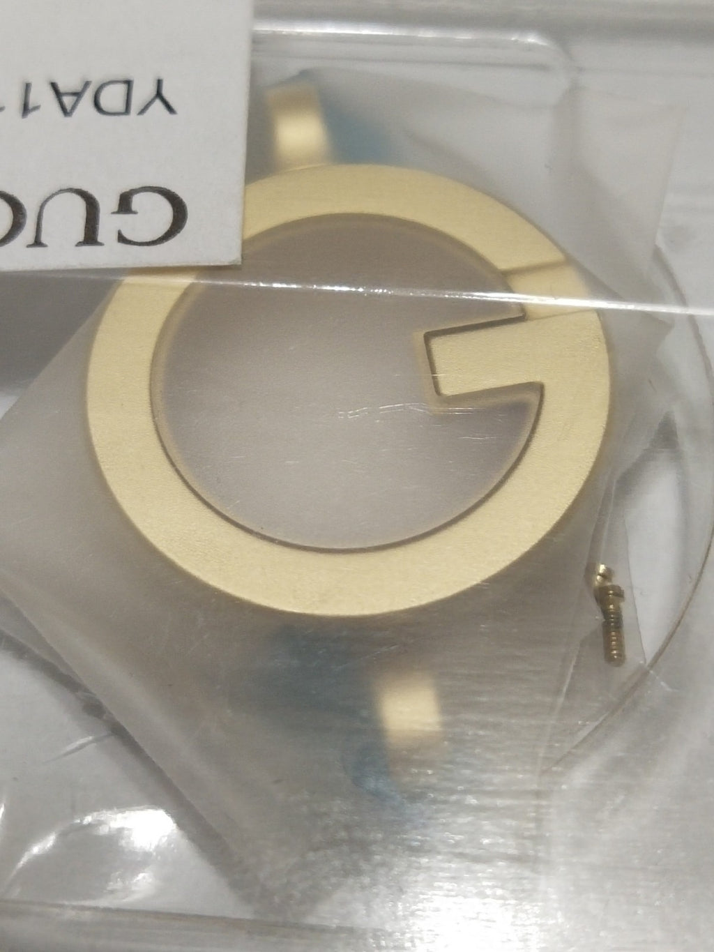 GUCCI Original / Complete Case/ Part No. YDA11029 /  Gold color 