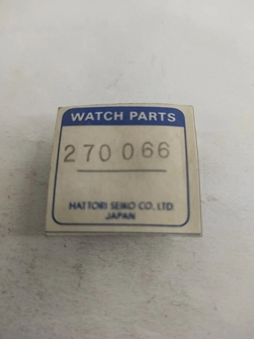 NOS Seiko Parts 270 066