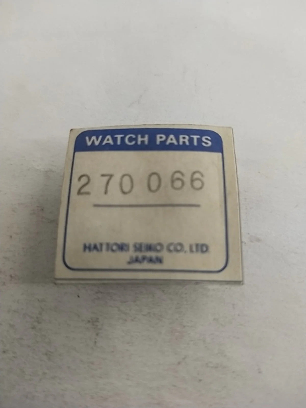 NOS Seiko Parts 270 066