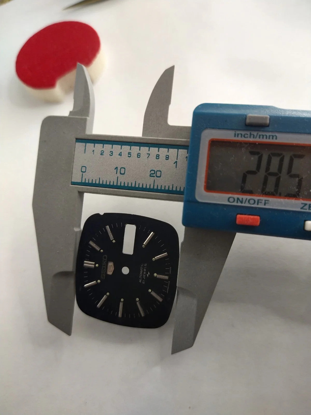 Original Seiko Dial 7019-5000T black color / used