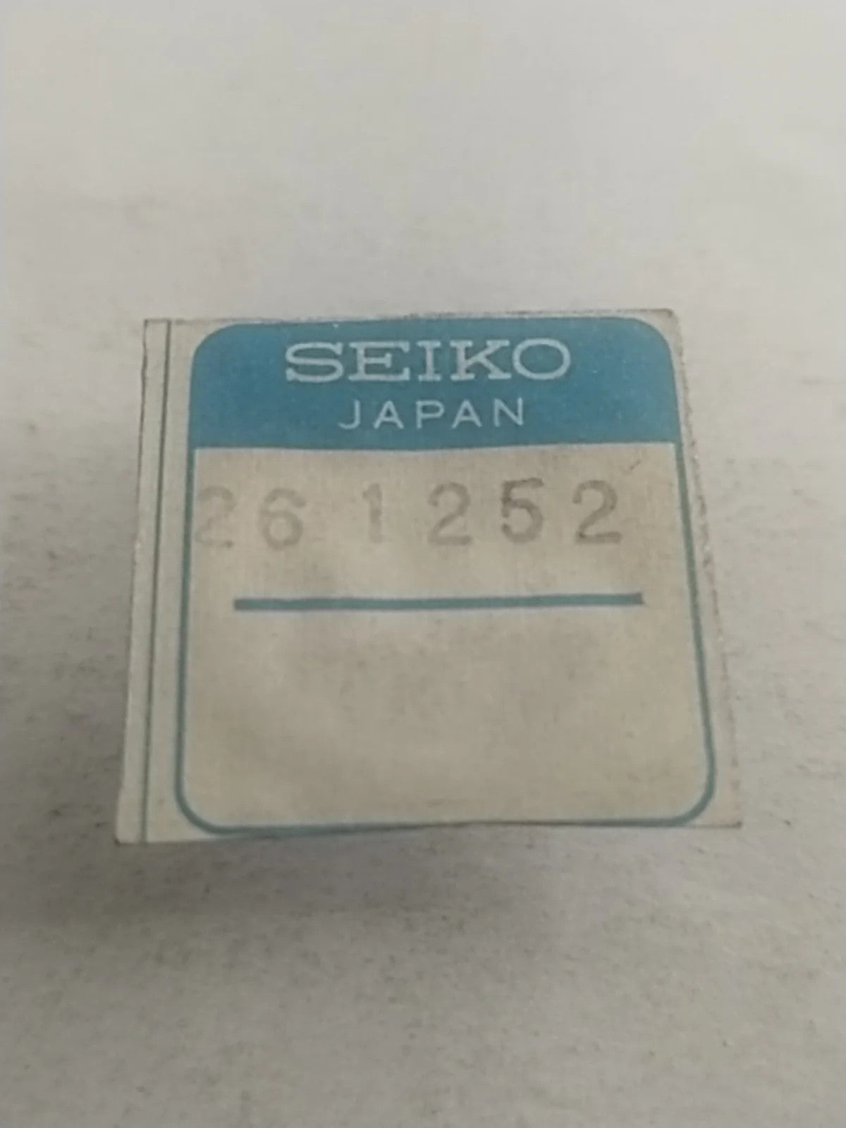 NOS Seiko Parts 261 252