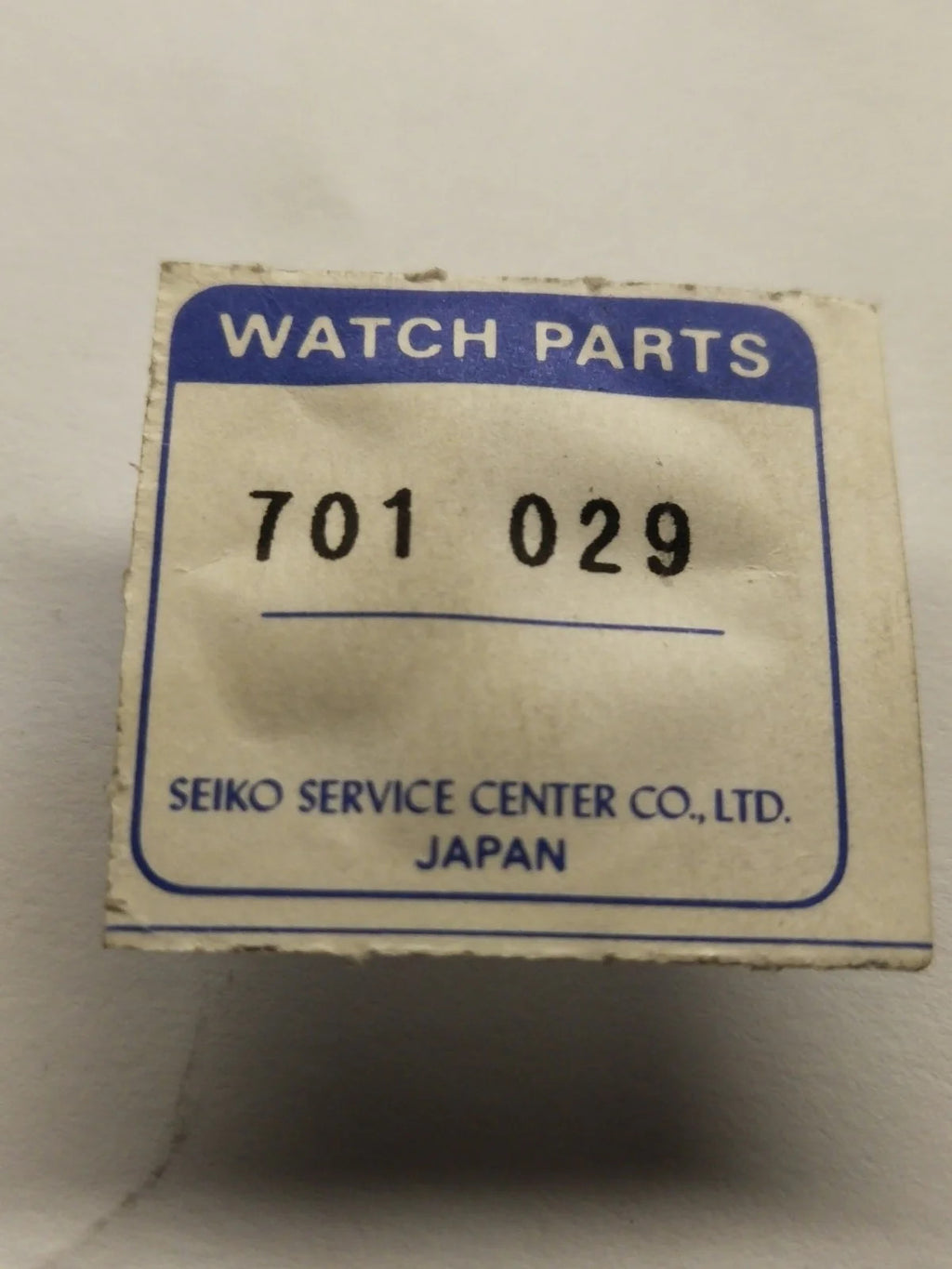NOS SEIKO parts 701 029