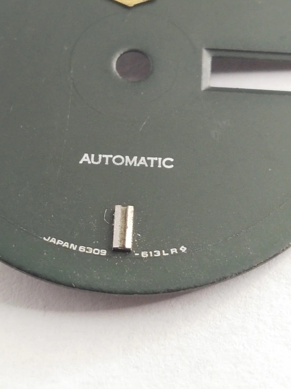 Original Seiko Dial 6309-613LR dark green color / used