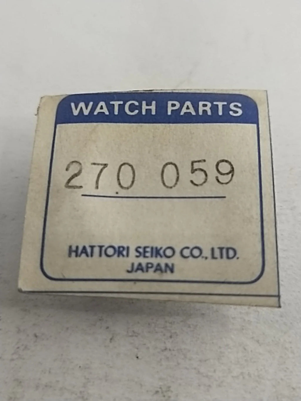 NOS Seiko Parts 270 059