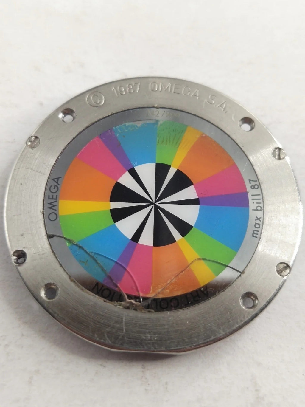 Original back cover Omega Art Collection Limited Edition /196 0 430/596 0 430/us