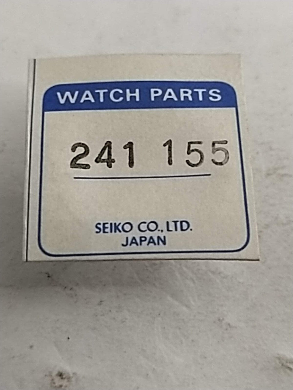 NOS Seiko Parts 241 155
