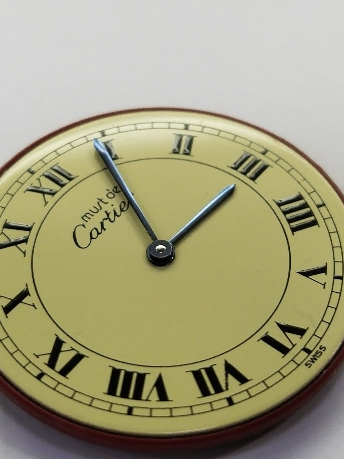 Cartier / 21 Dial with hands with frame Dial and movement /used 