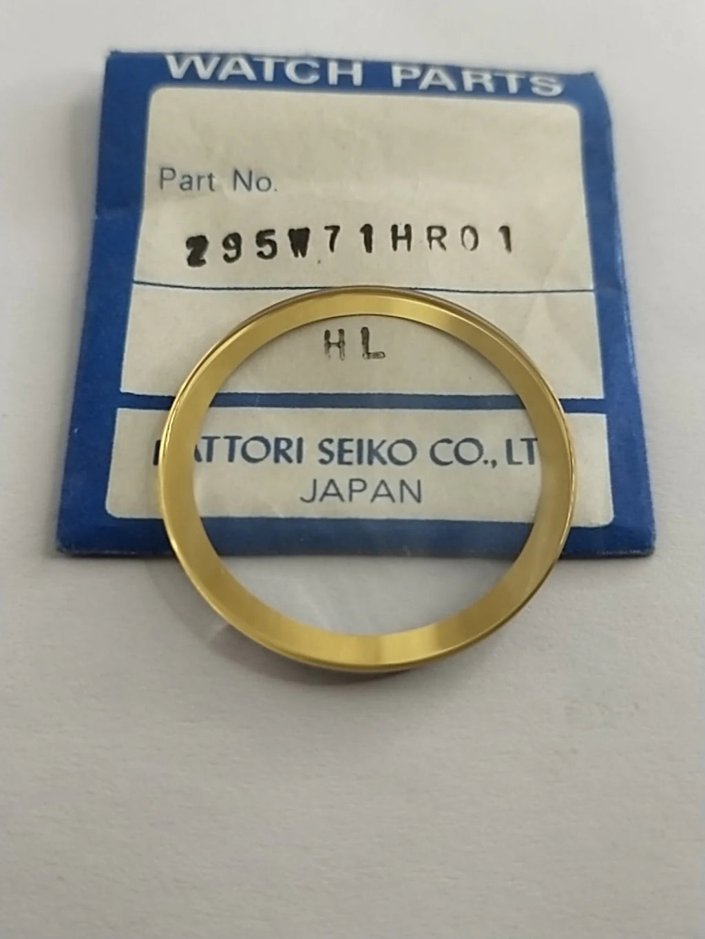 New Old Stok original Seiko glass 295W71HR01