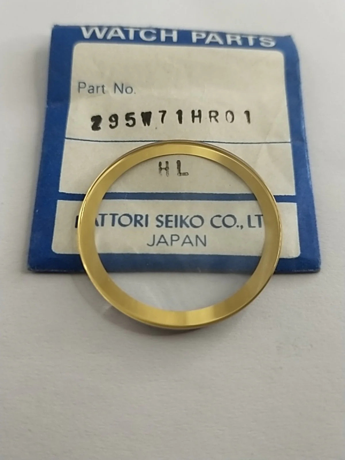 New Old Stok original Seiko glass 295W71HR01