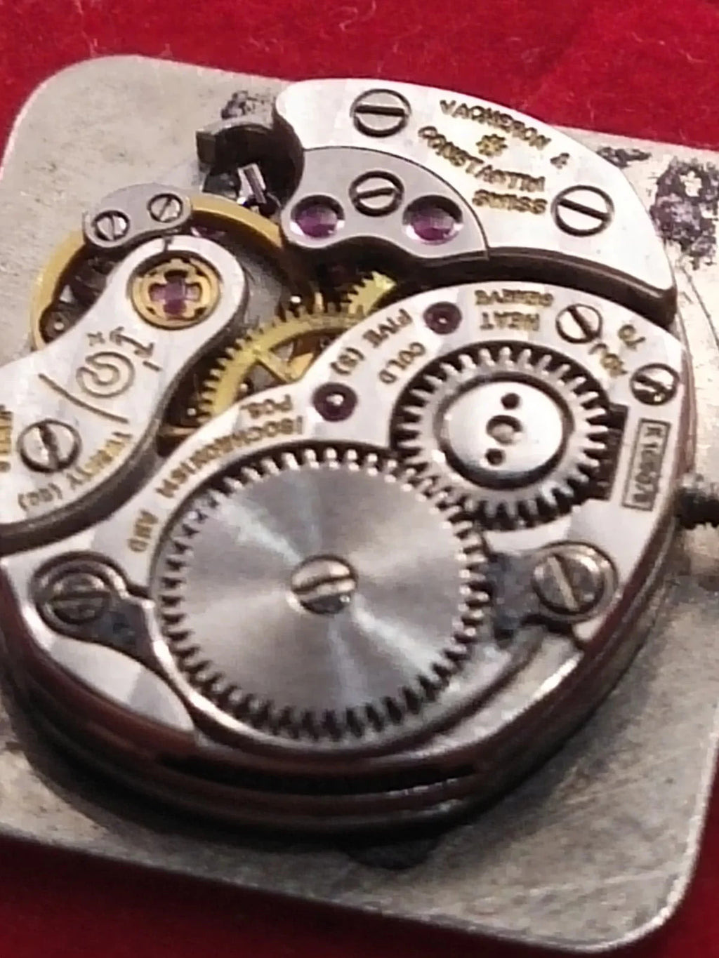 Vacheron Constantin movement /K1060B/ crown dial hands, used, fully working