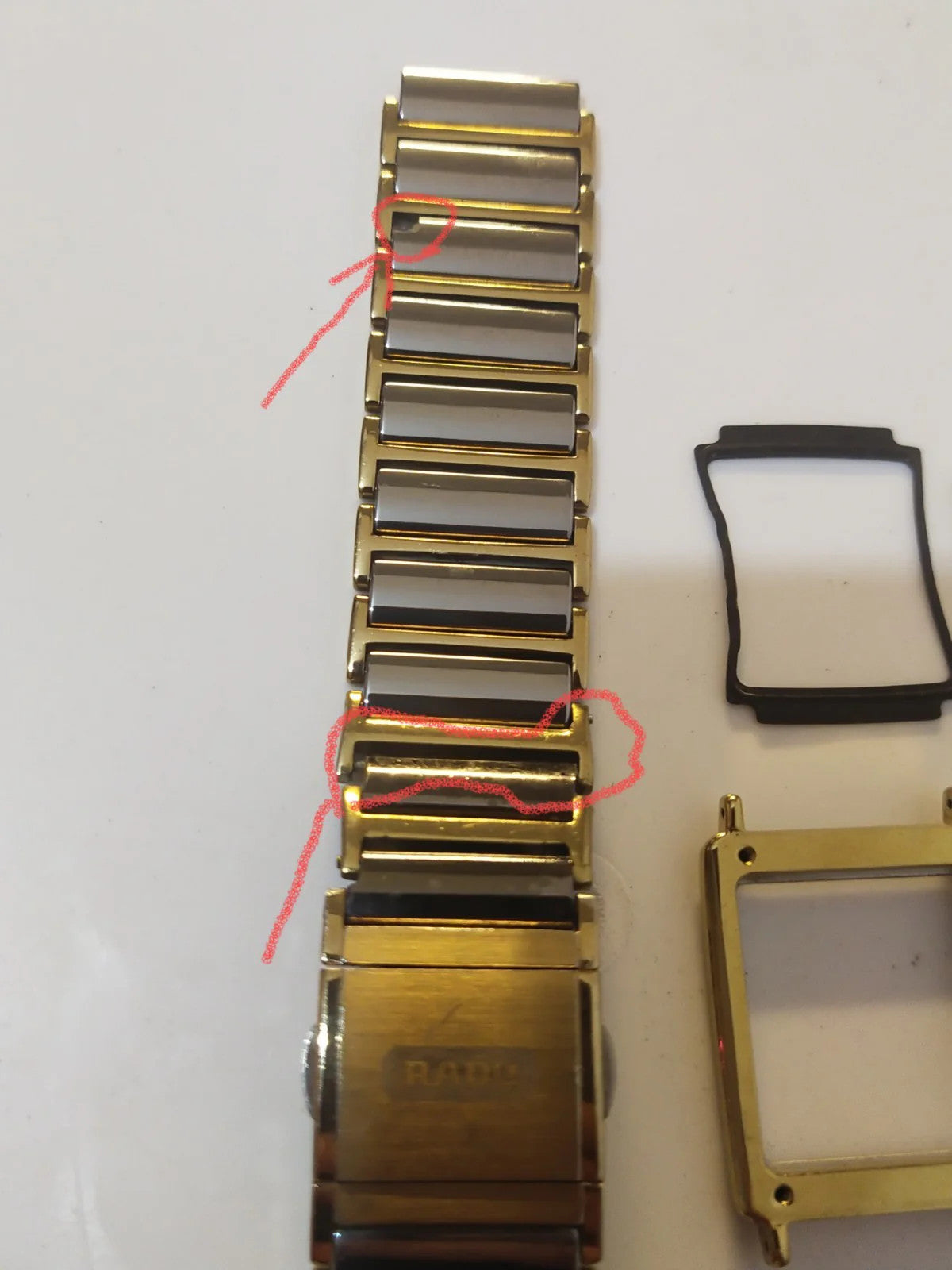 Used Rado Diastar Ceramic Bracelet with Case