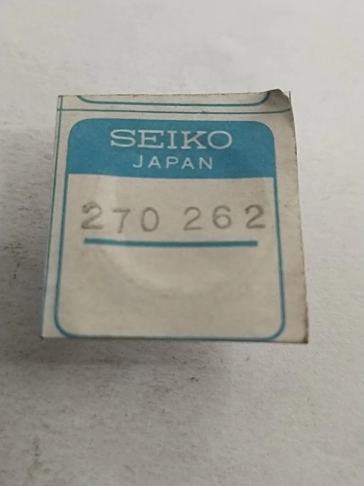 NOS Seiko Parts 270 262