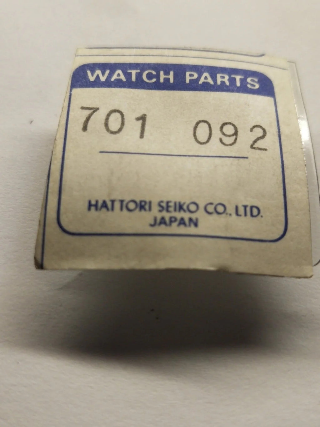 NOS SEIKO parts 701 092