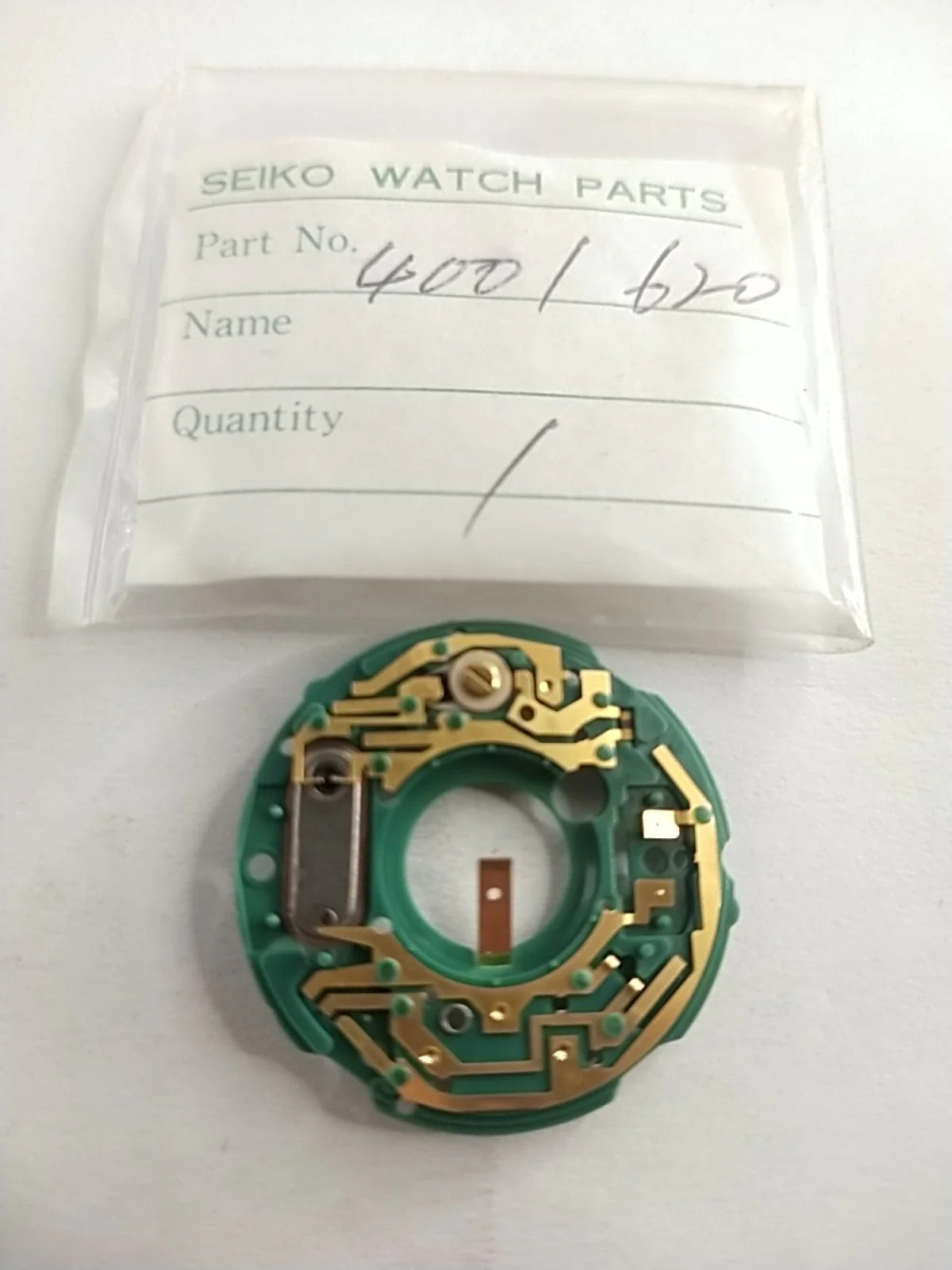 NOS Seiko circuit Plock Digital Part . 4001 620