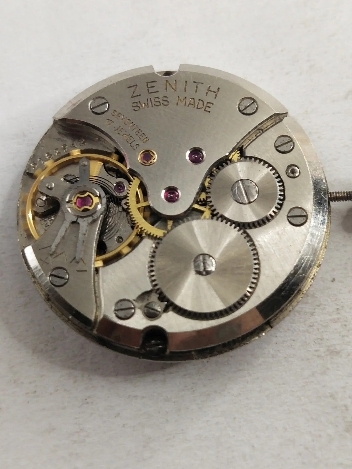 Manual movement / ZENITH / Cal . 2522C With hands / Case Ring Used full working