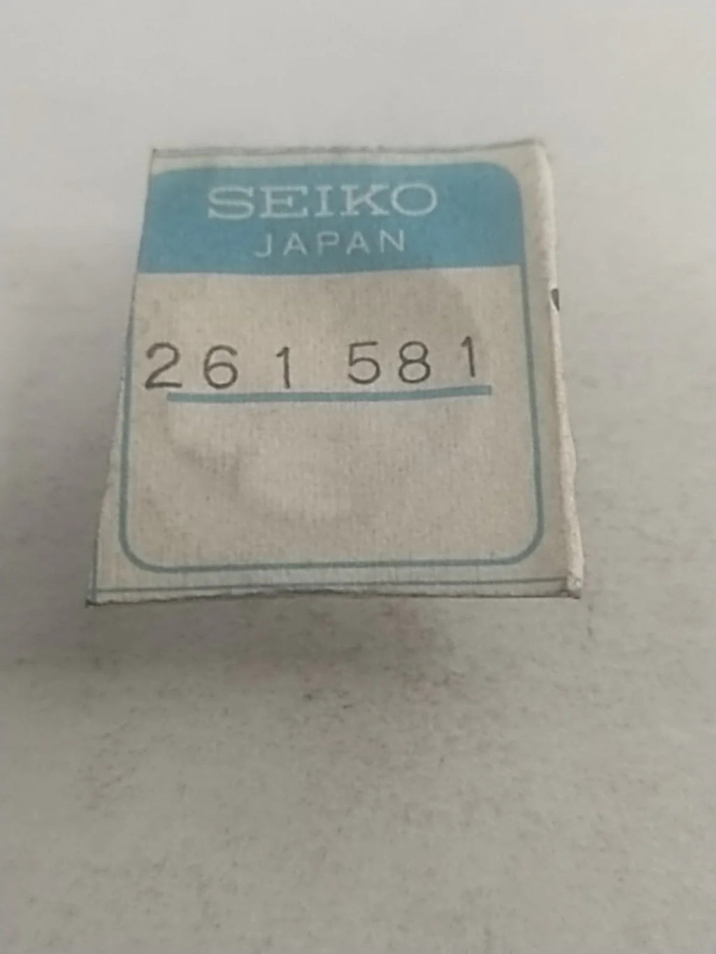 NOS Seiko Parts 261 581