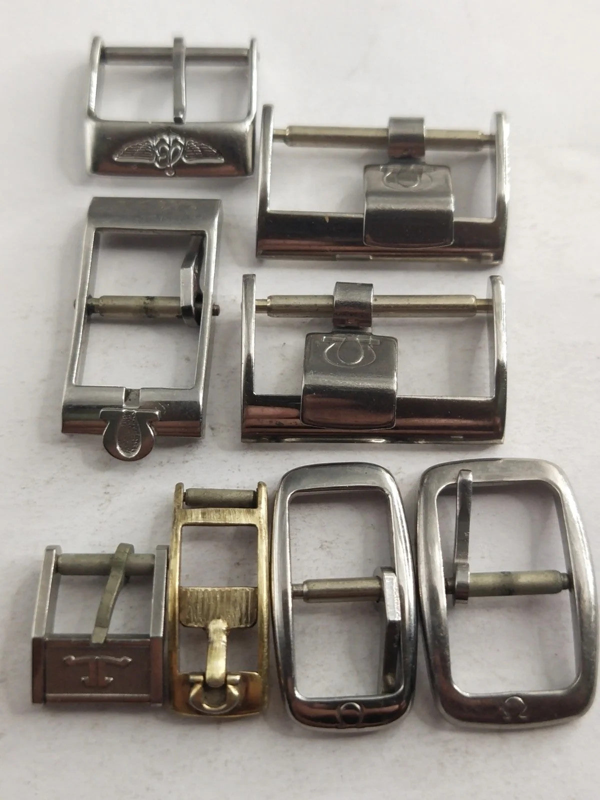 Original VINTAGE Buckle different size Different brand / 8 pieces /