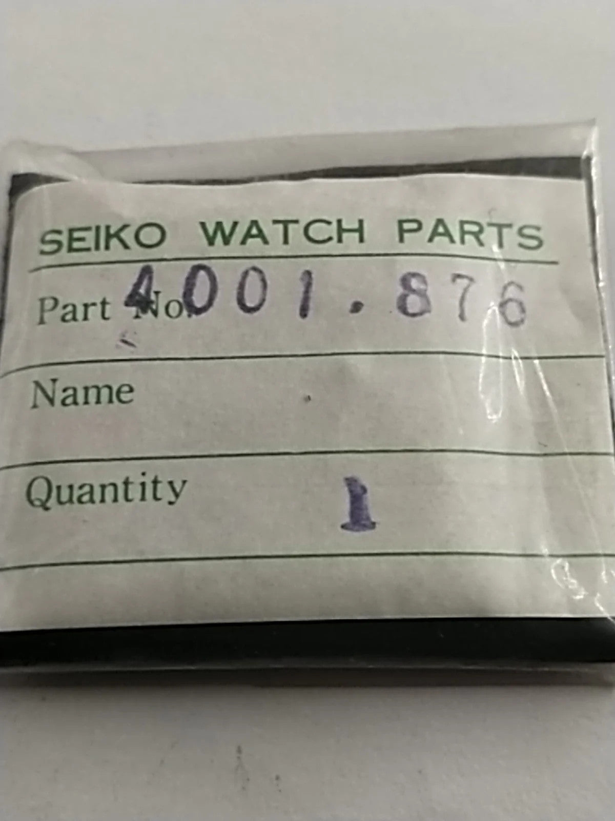 NOS Circuit Plock Seiko Part . 4001 876