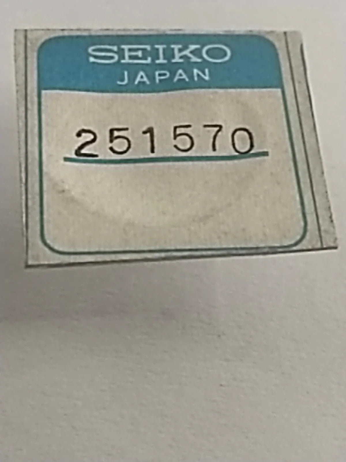 New Old Stock Original Seiko Part's Escape Wheel 251 570