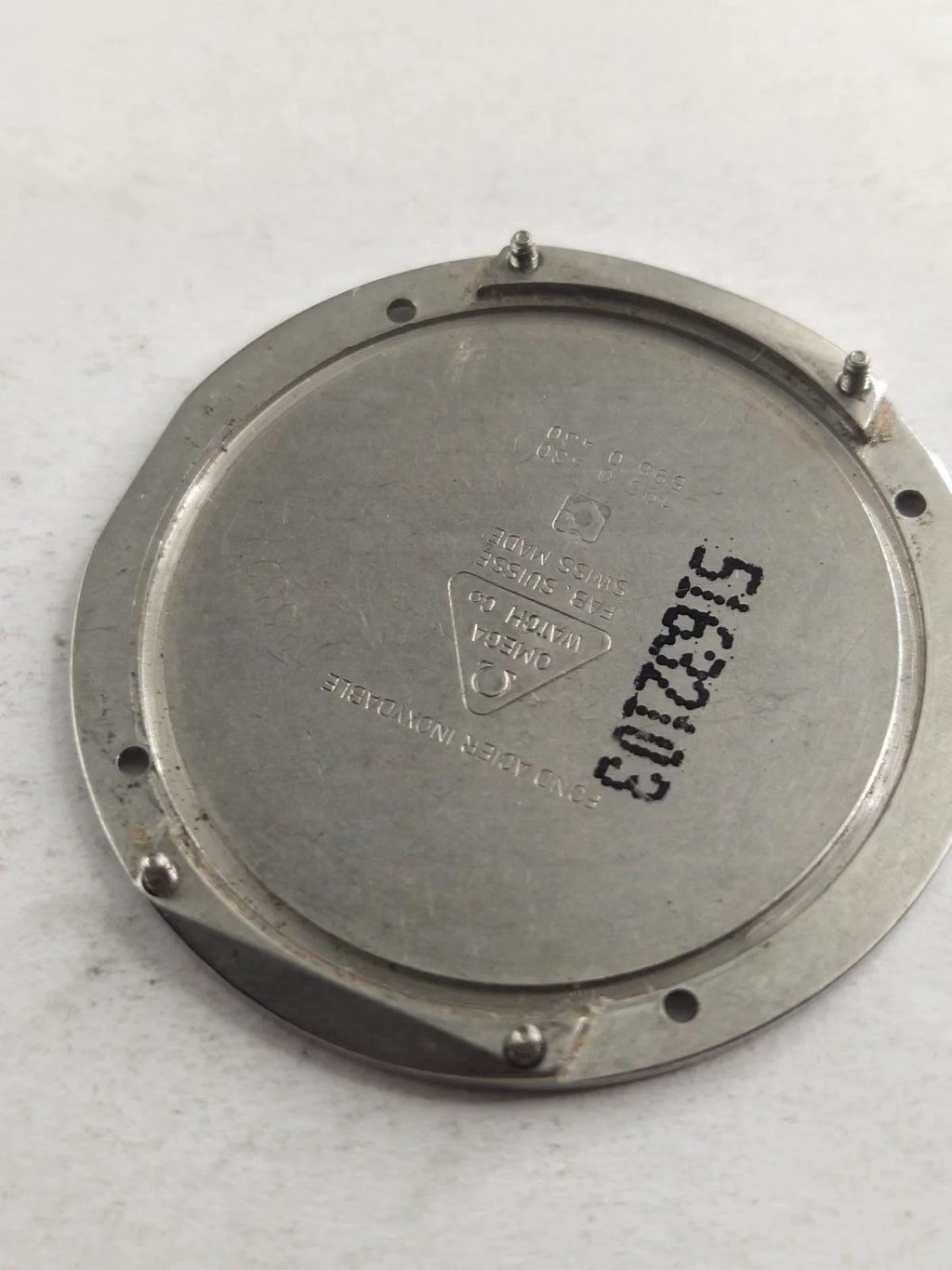 Original back cover Omega Art Collection Limited Edition /196 0 430/596 0 430/us