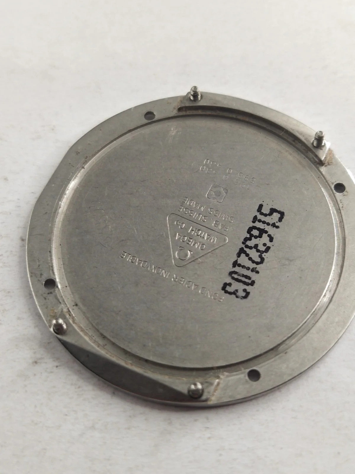 Original back cover Omega Art Collection Limited Edition /196 0 430/596 0 430/us