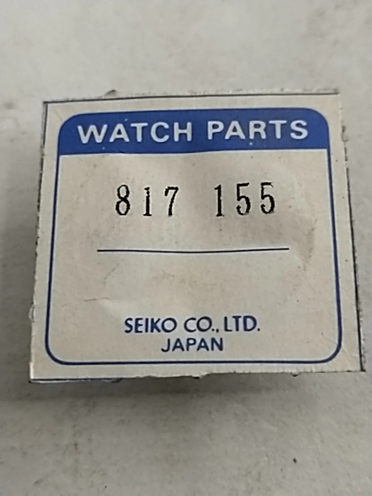 NOS Seiko Parts 817 155
