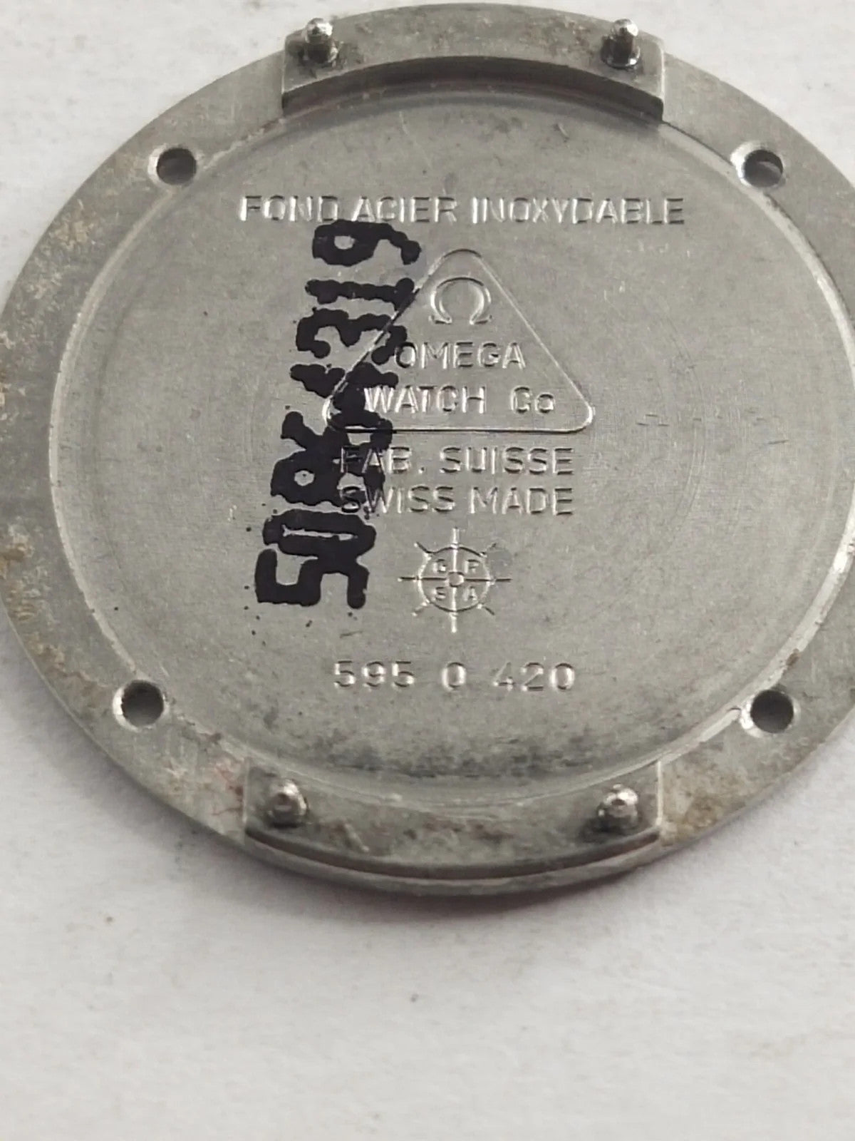 Original back cover Omega Art Collection Limited Edition /595 0 420/us