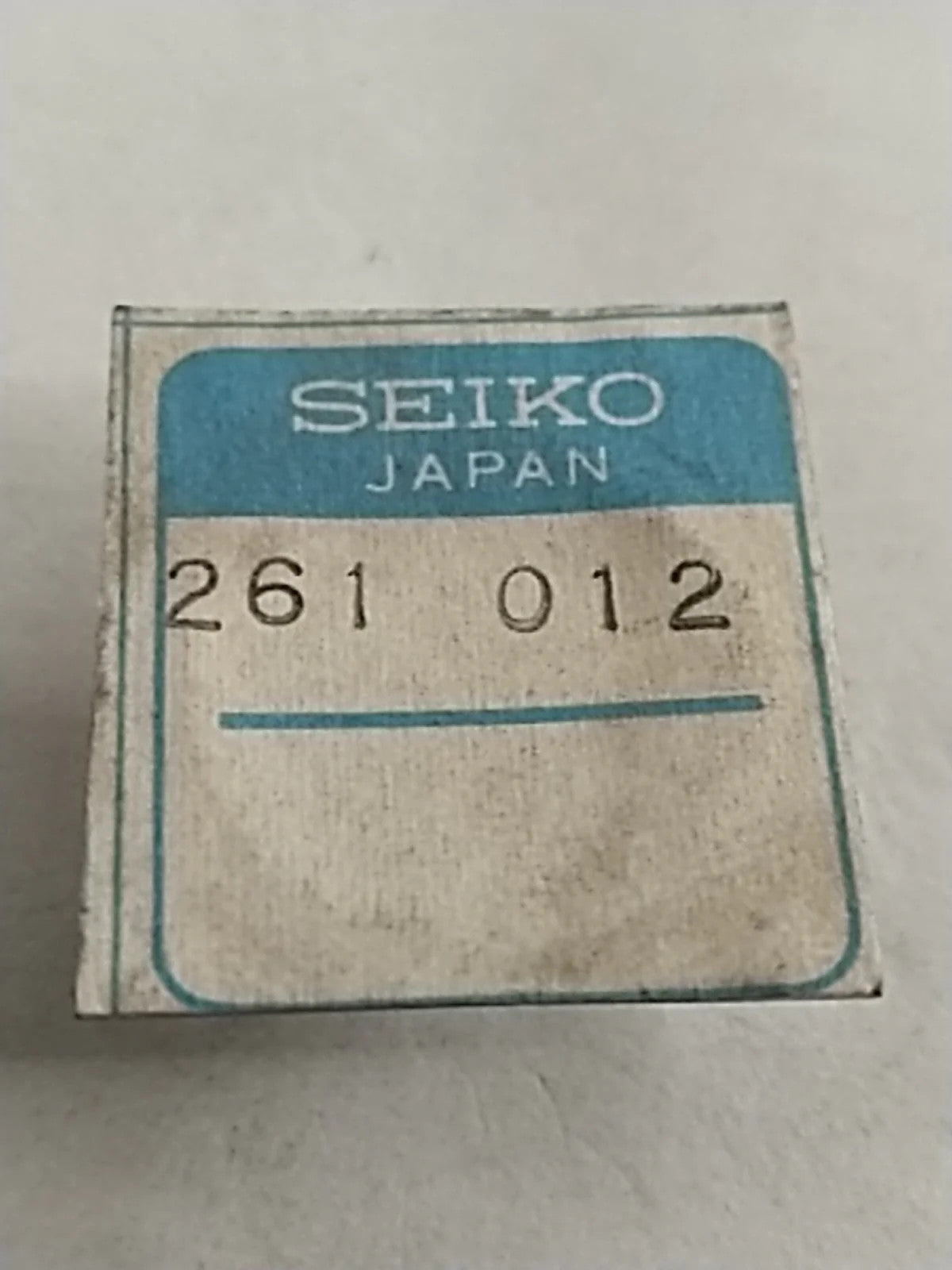 NOS Seiko Parts 261 012