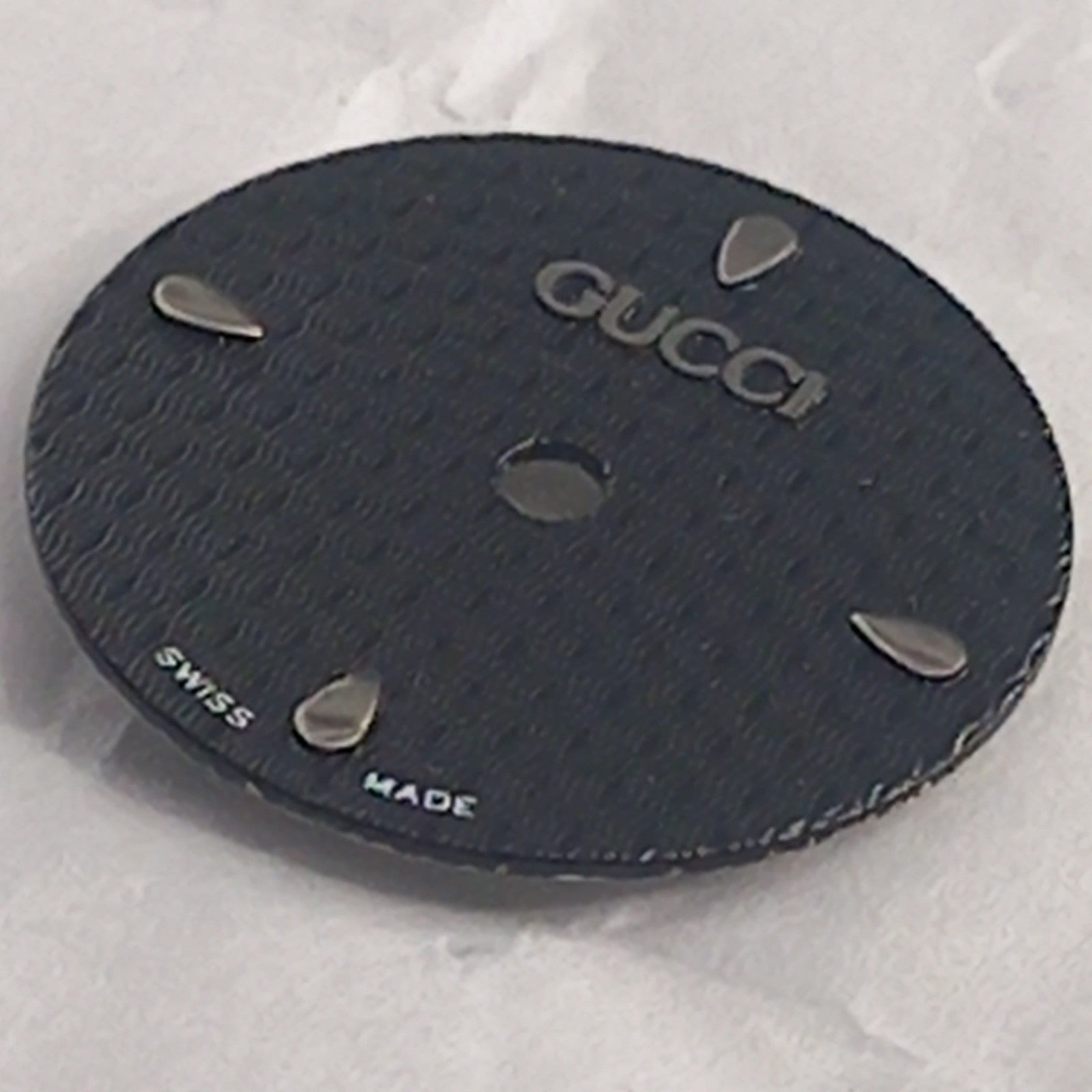 GUCCI Original /  Dail CADRAN NOIR 6500L /ACIER / Part No. 051A259/ Color  BLACK