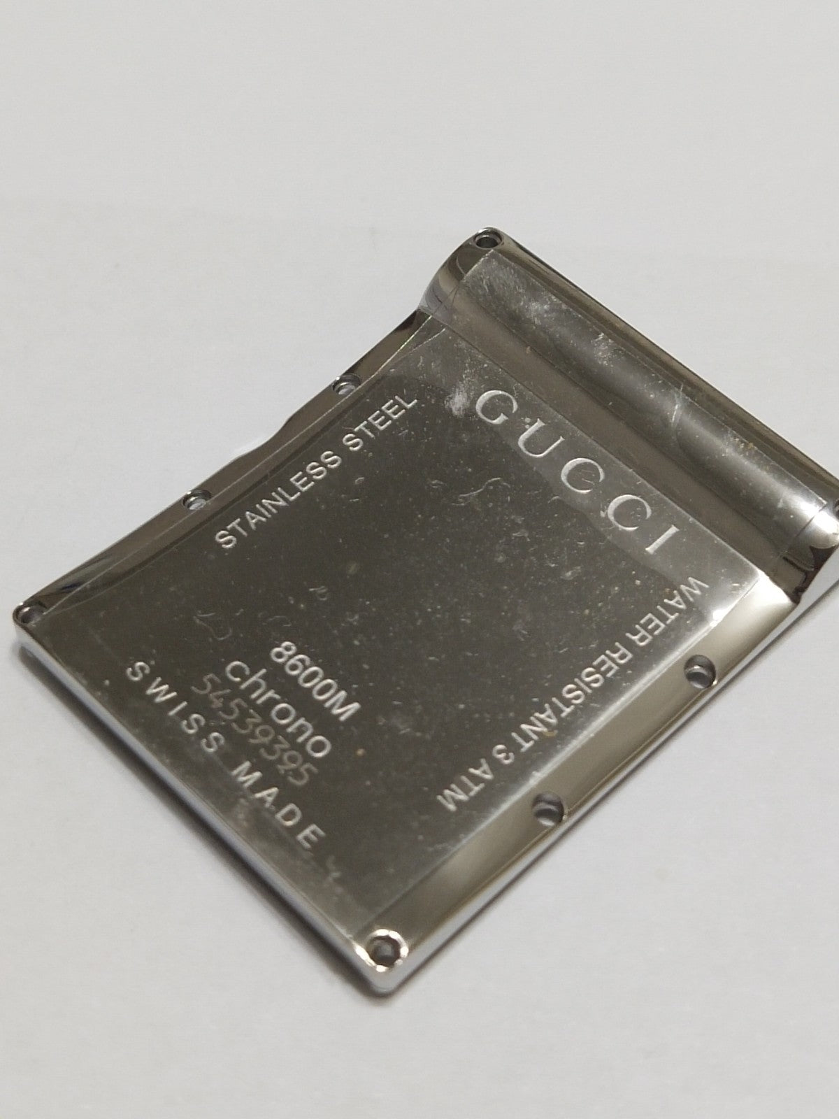 GUCCI Original /  Case Back/ Part No. 8600M Chrono