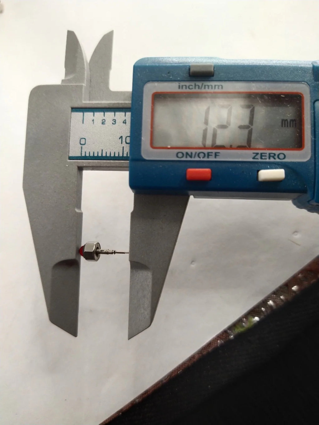 Original Cartier Stainless Steel Crown With Steam/ red ruby stone /Used /1ps