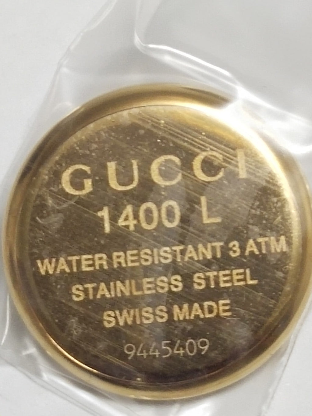 GUCCI Original / Complete Case/ Part No. 103.1400.2.2/ 1400L Gold color 