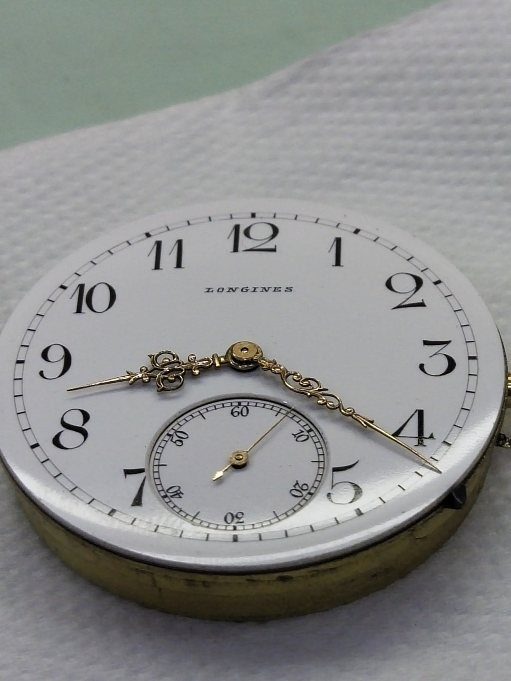 Longines manual movement With dial and hands / working perfectly  /used