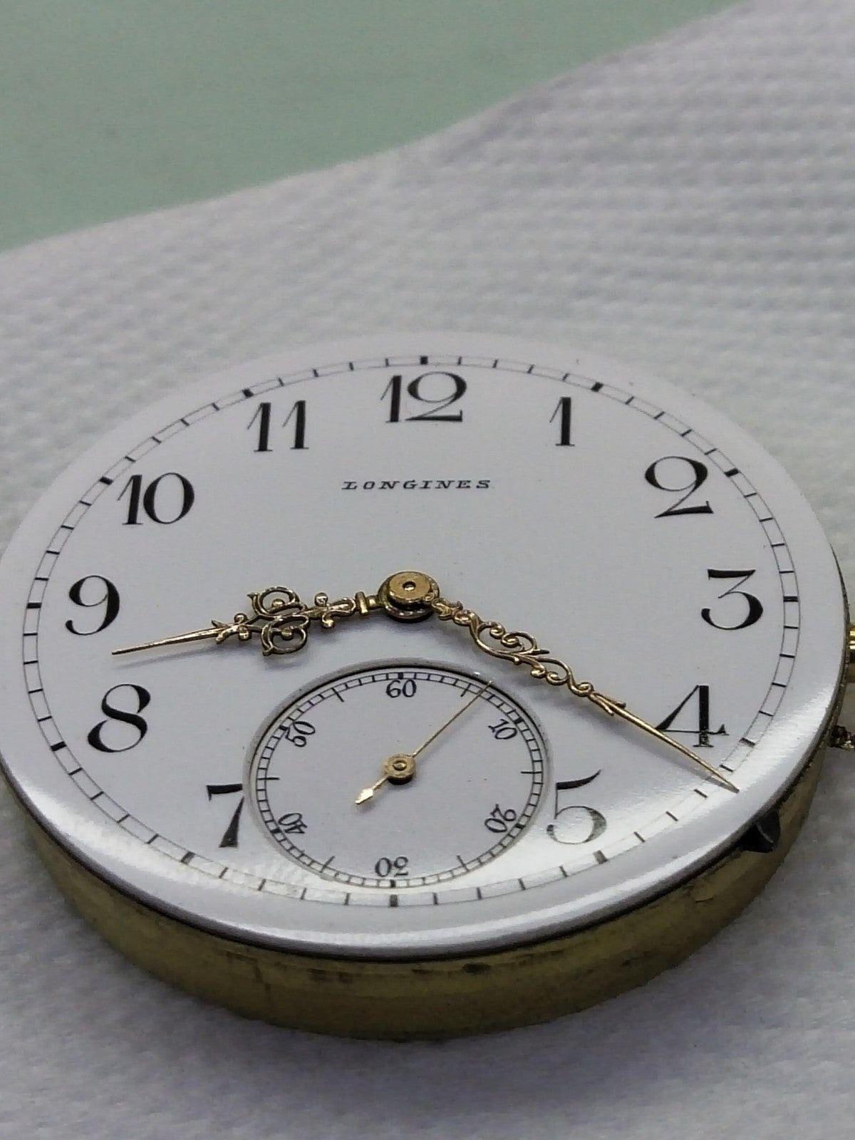 Longines manual movement With dial and hands / working perfectly  /used