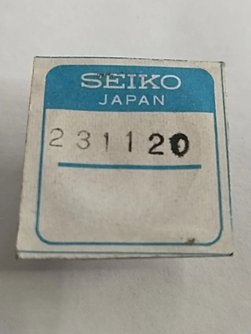 NOS Seiko Parts 231 120