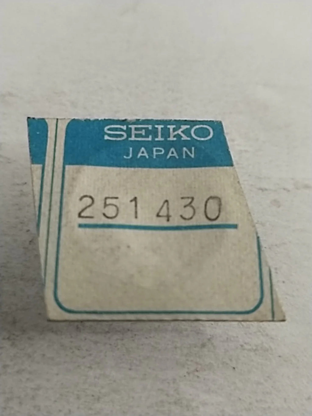 NOS Seiko Parts 251 430
