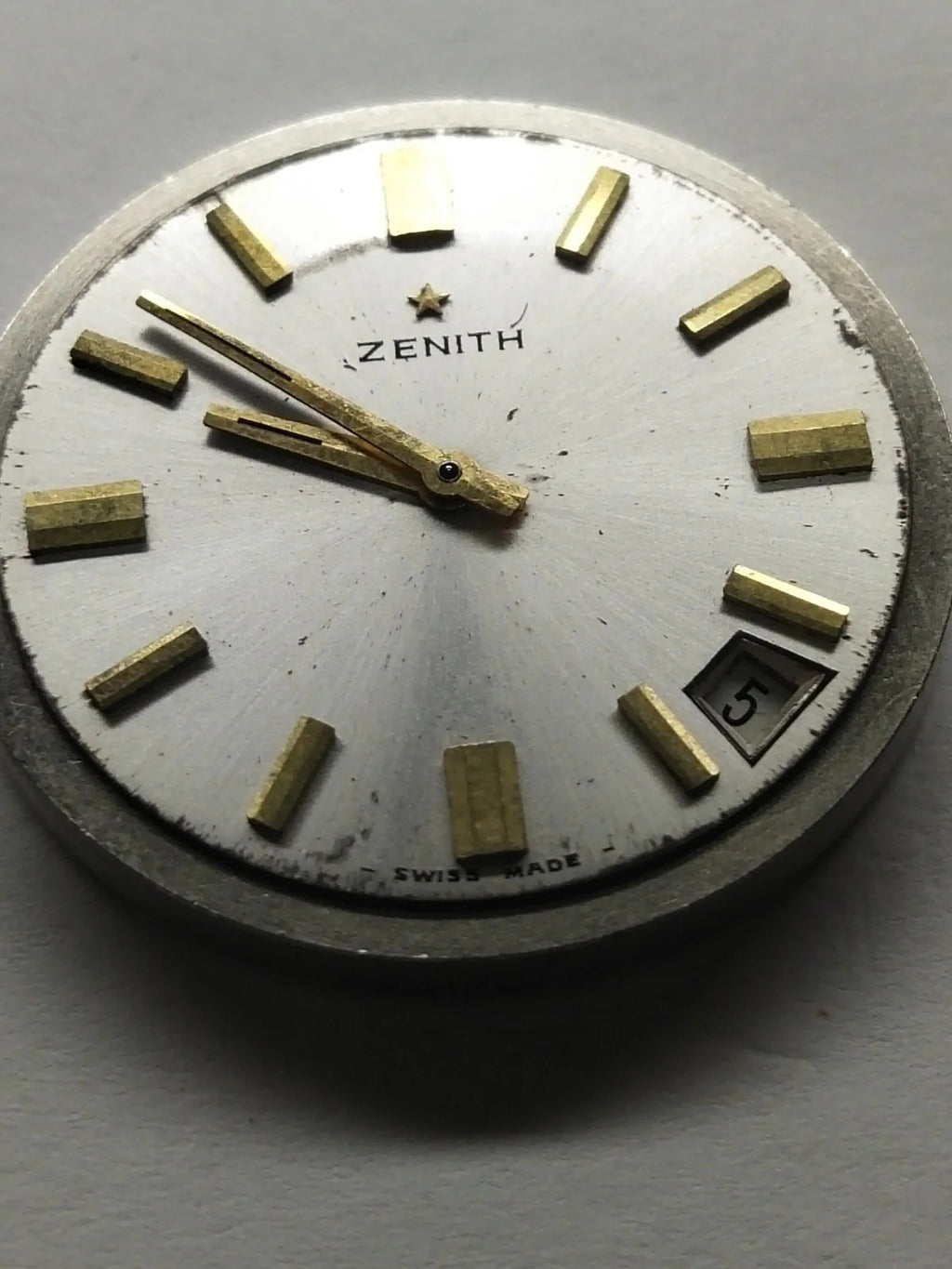 Zenith Manual /2523C/ Movement Used working With dial and hands